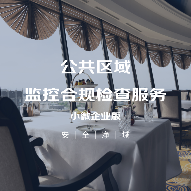 经营场所公共区域摄像头合规检查服务（小微企业版）尊享